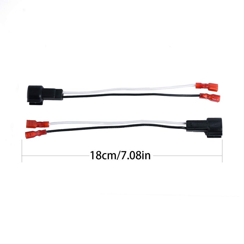 HSTECH 72-5600 2 أزواج (4 عبوة) سلك كابل توصيل الأسلاك لمهايئ موصل مكبرات الصوت لسيارات فورد ولينكولن وميركوري ومازدا - Image 2
